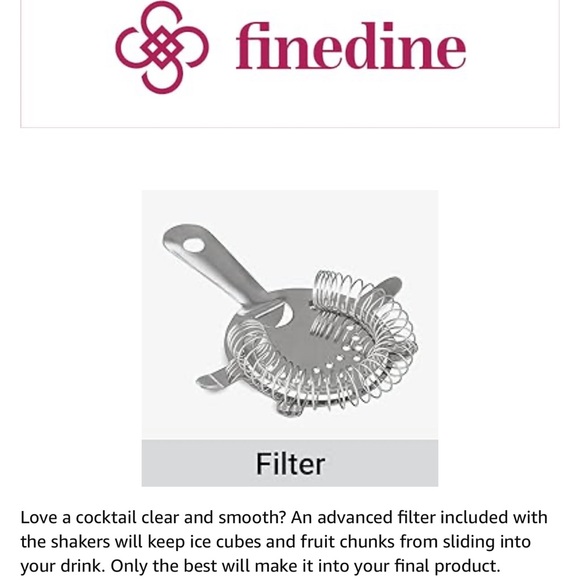 Finedine 14 piece Stainless Steel Bar Set—New - Picture 10 of 14